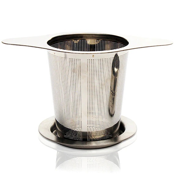 Image of stainelss steel cup or mug infuser